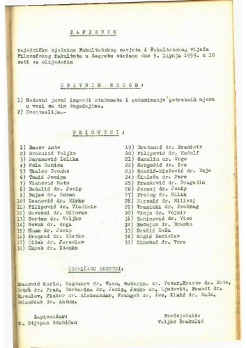 3. ad hoc sjednica 1958.-1959.