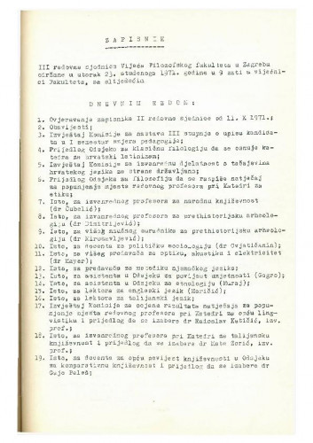 3. redovna sjednica 1971.-1972.