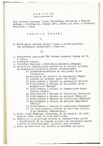 8. redovna sjednica 1968.-1969.